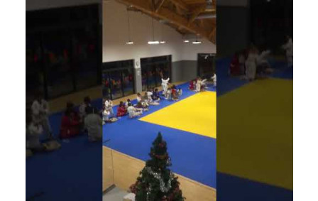 Escale du Pere Noel aux Ecoles de Judo de St Raphaël