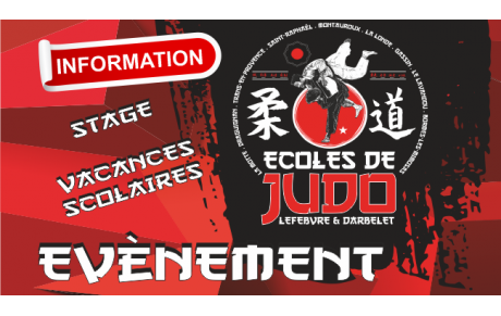 Stage vacances scolaires