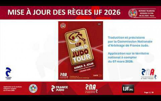 Mise à jour des règles IJF - Février 2026